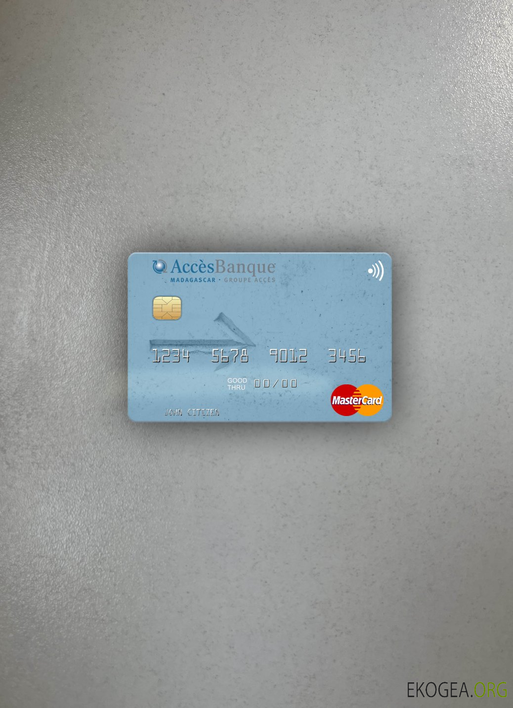 recto photolook mastercard AccèsBanque Madagascar